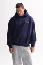 Load image into Gallery viewer, Versatile Navy Blue Hoodie